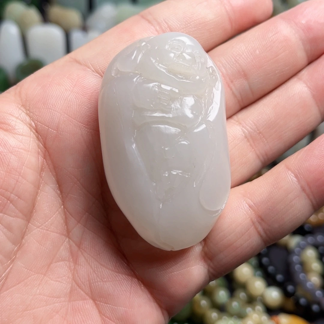 和田玉（青白玉）未镶嵌套链