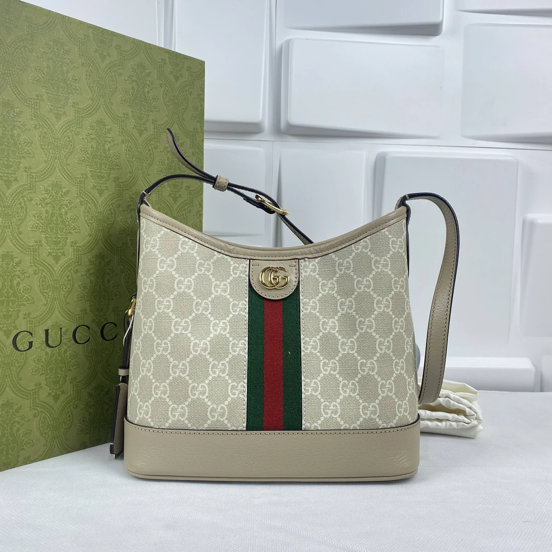 99新 GUCCI/古驰 Gucci水桶单肩包 BY2818