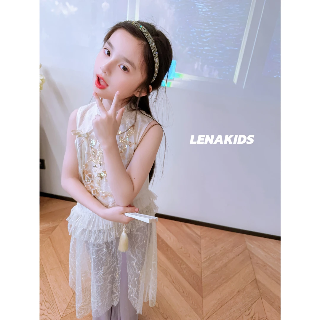 【现货】Lenakids【刺绣新中式·超仙国风重工套装】女宝汉服25032502