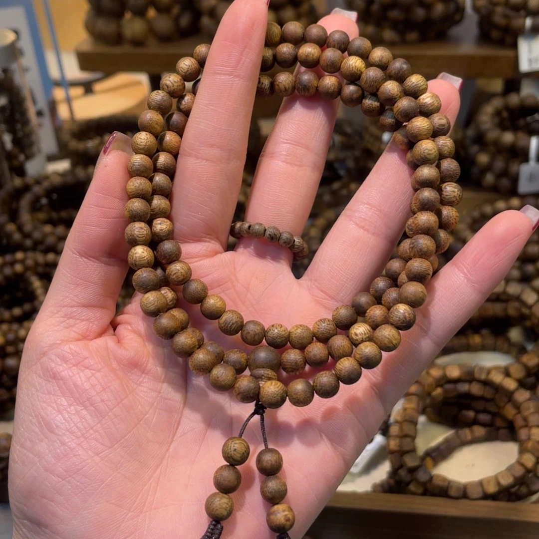 沉香卡6多圈圆珠10克+