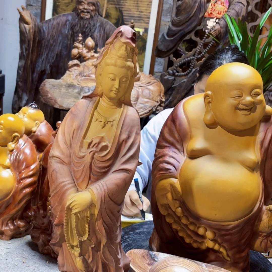 *****香樟木观音香樟木