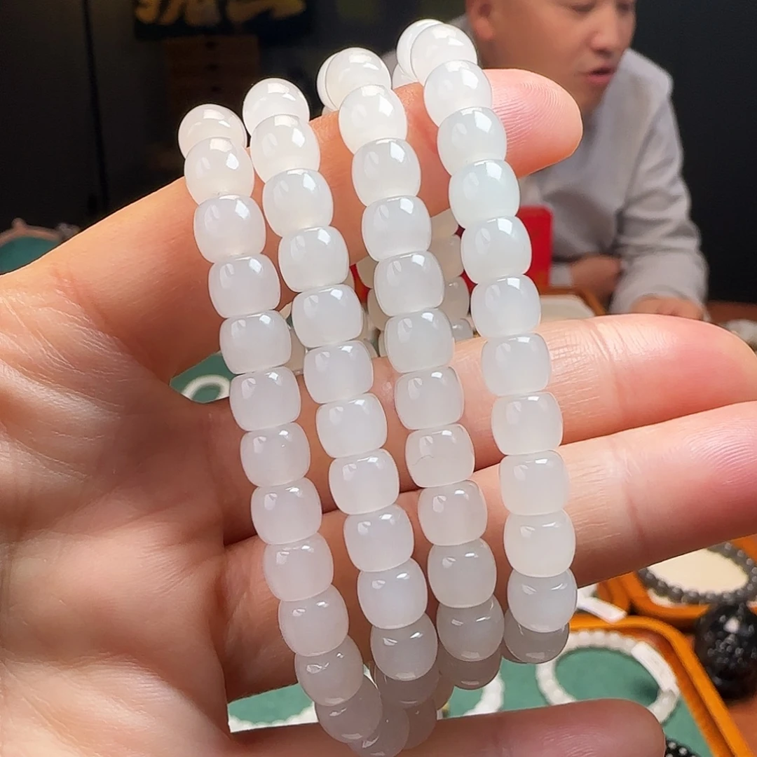 和田玉未镶嵌手链