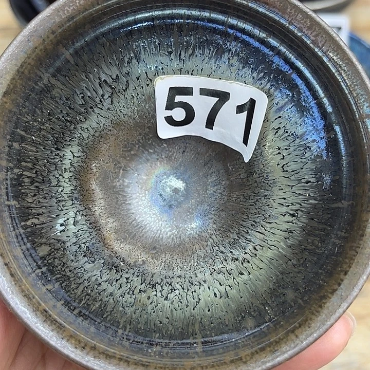 茶盏沐雨茶器柴烧主人杯