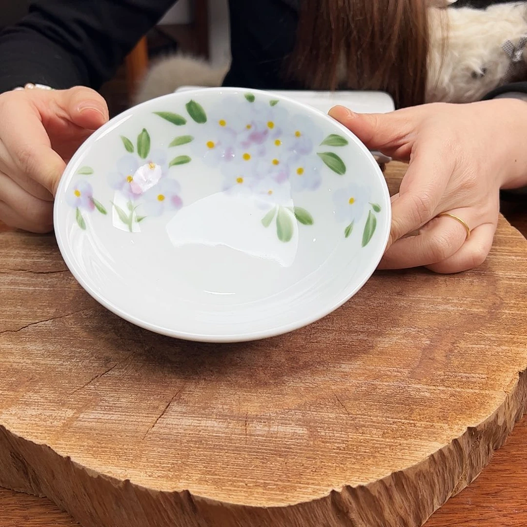 瓷片景德镇陶瓷手工手绘制作