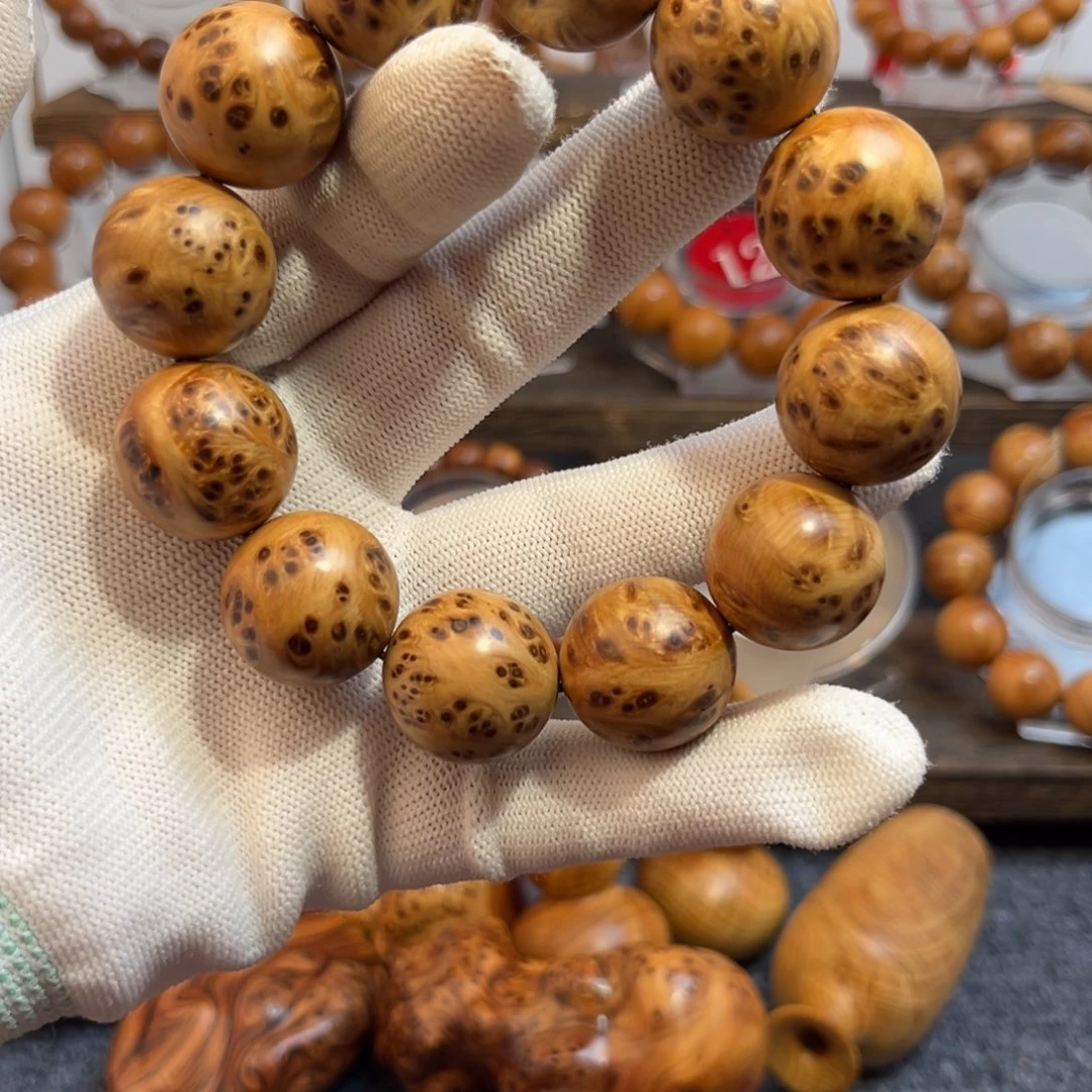 没***脑柏木（崖柏）手串/手链20留疤56.9