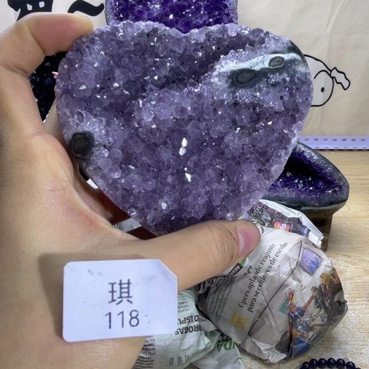 未镶嵌珠宝半成品紫晶