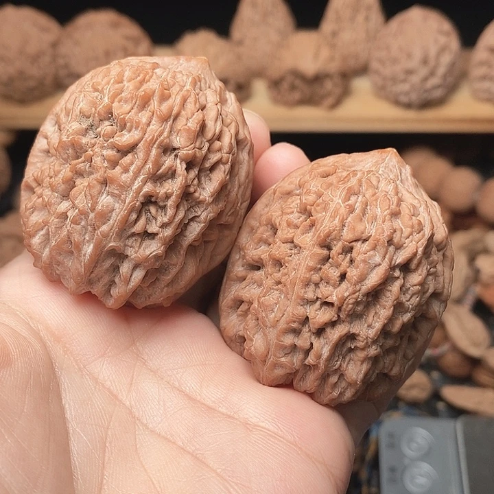 花***贵文玩核桃大蒜头40边