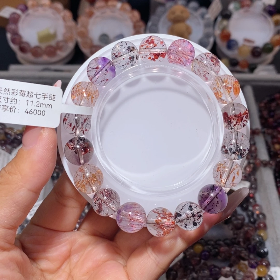 水晶未镶嵌手链彩莓超七