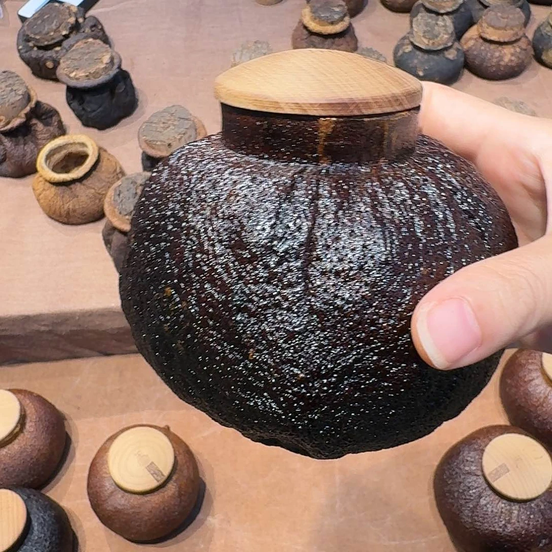 熹***姐柚子茶叶罐大号茶博会