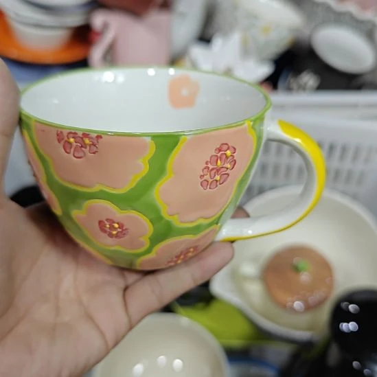 瓷片陶瓷杯碗盘微瑕介意慎拍