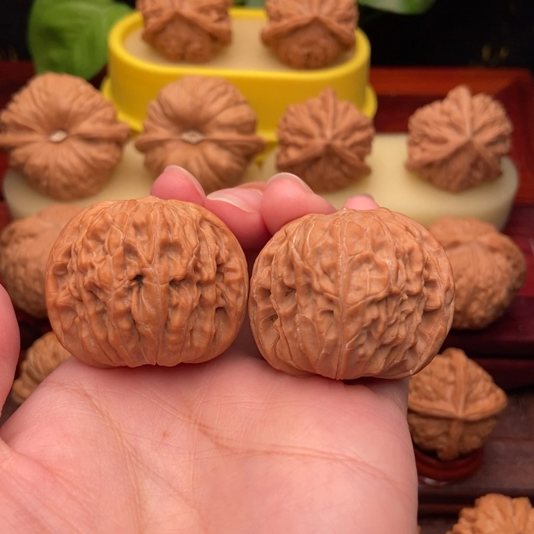 秋***鱼把件文玩核桃精品山地磨39