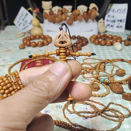爱***协橄榄核手串/手链橄榄核小人