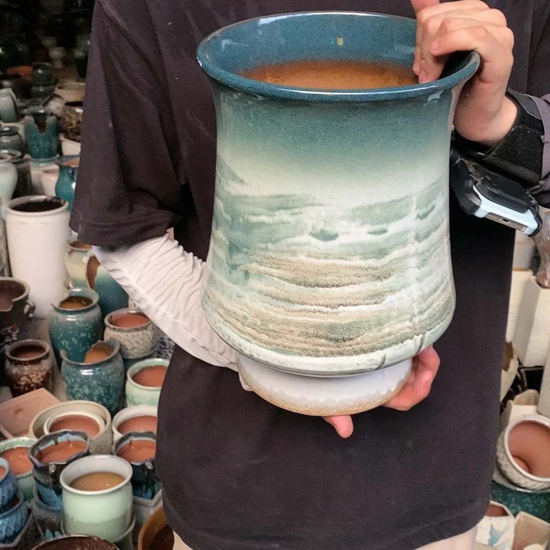 紫砂花盆瑕疵20/30….