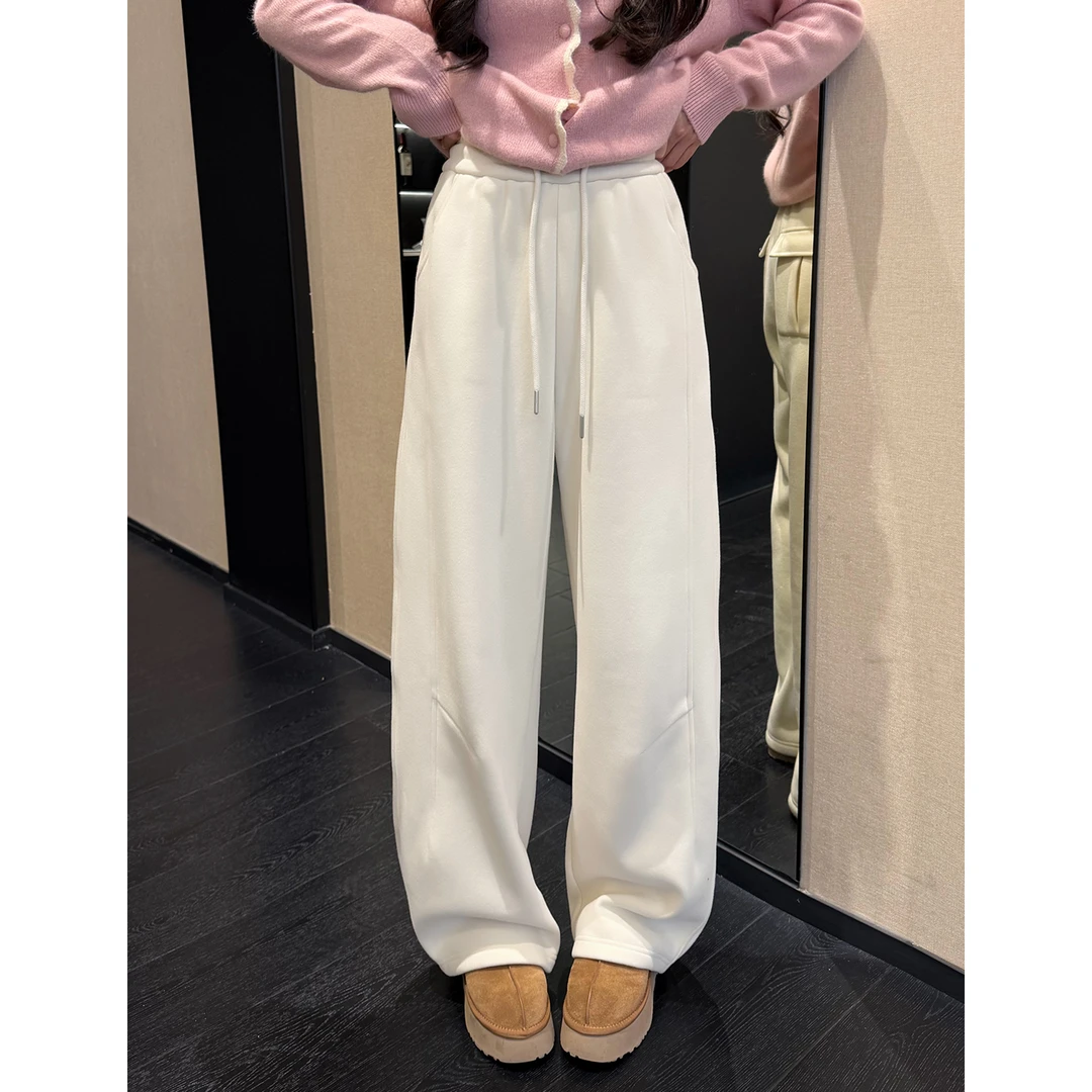 【YANYAN】加绒休闲女秋冬新款高腰百搭阔腿长裤YY-5639
