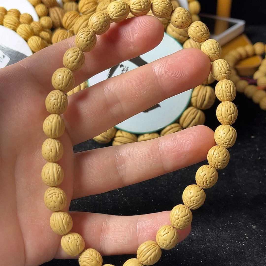 桃核手串0.9尺寸钱袋子手持