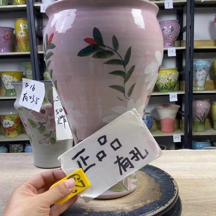 景德镇高温陶瓷花盆