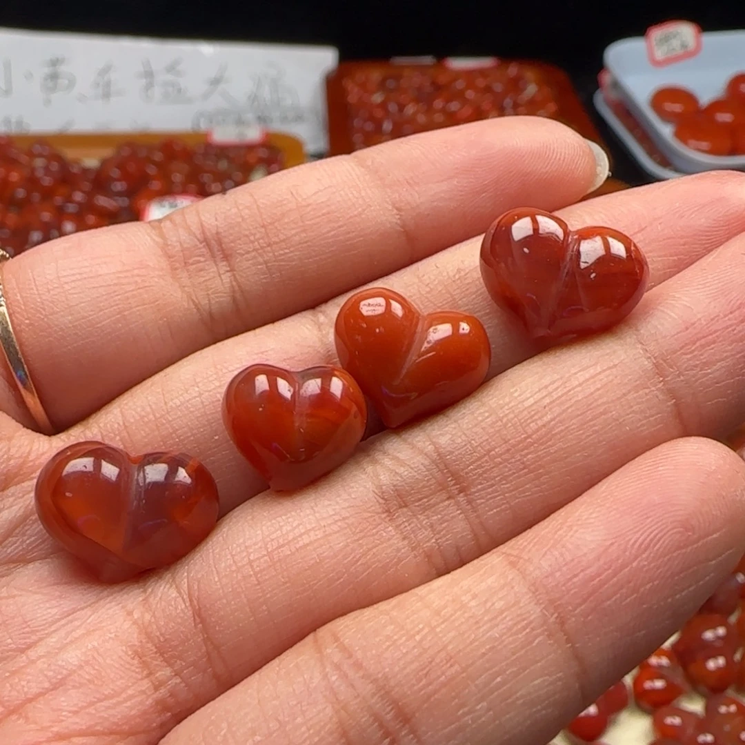南红玛瑙未镶嵌挂件微瑕不退换
