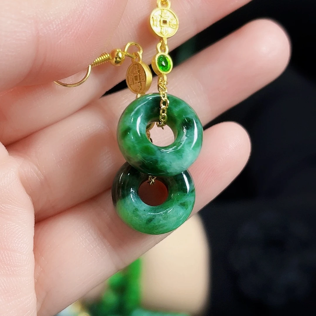 翡翠颈饰未镶嵌耳饰多样性发货