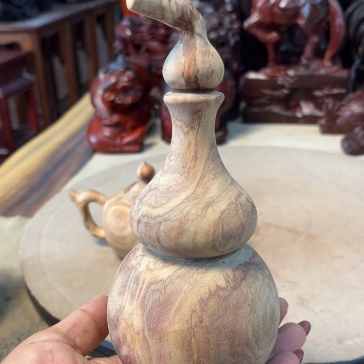 黄花梨/降香黄檀葫芦摆件