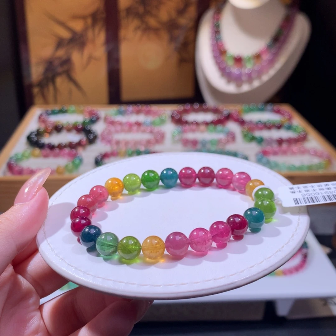 未镶嵌手链碧玺碧玺