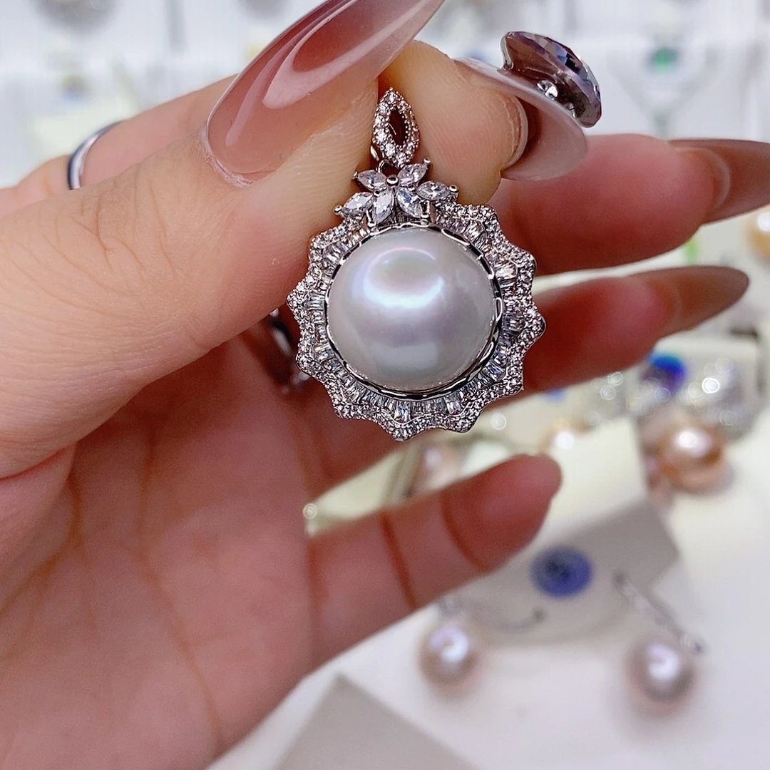 橘***.吊坠(赠链)未镶嵌淡水珍珠