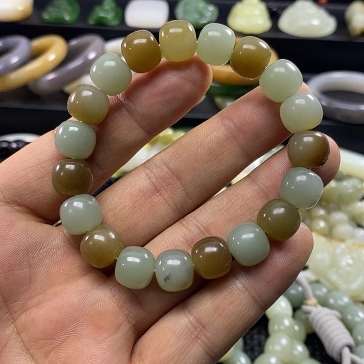 和田玉未镶嵌手链