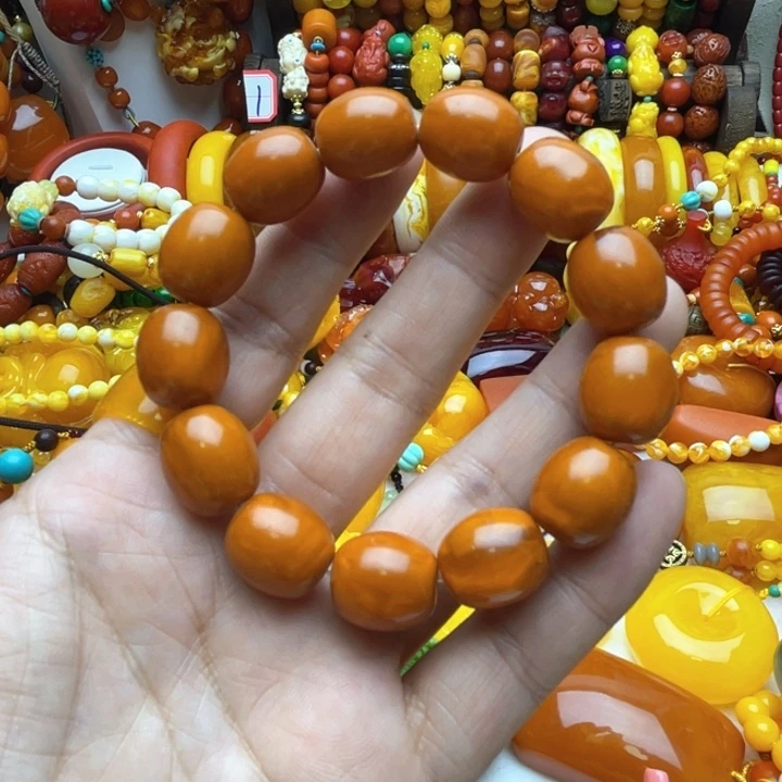 树脂制品23号黄色手串