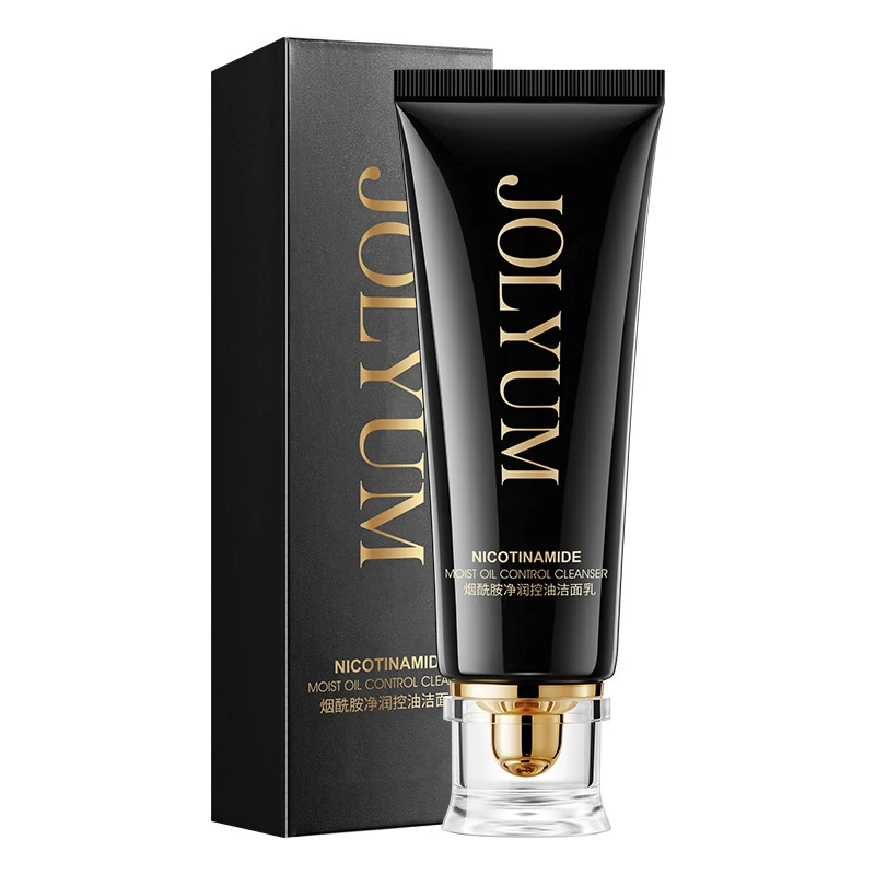 玖美堂【买1送1】氨基酸洗面奶女烟酰胺净润控油洁面乳日夜黑管学生