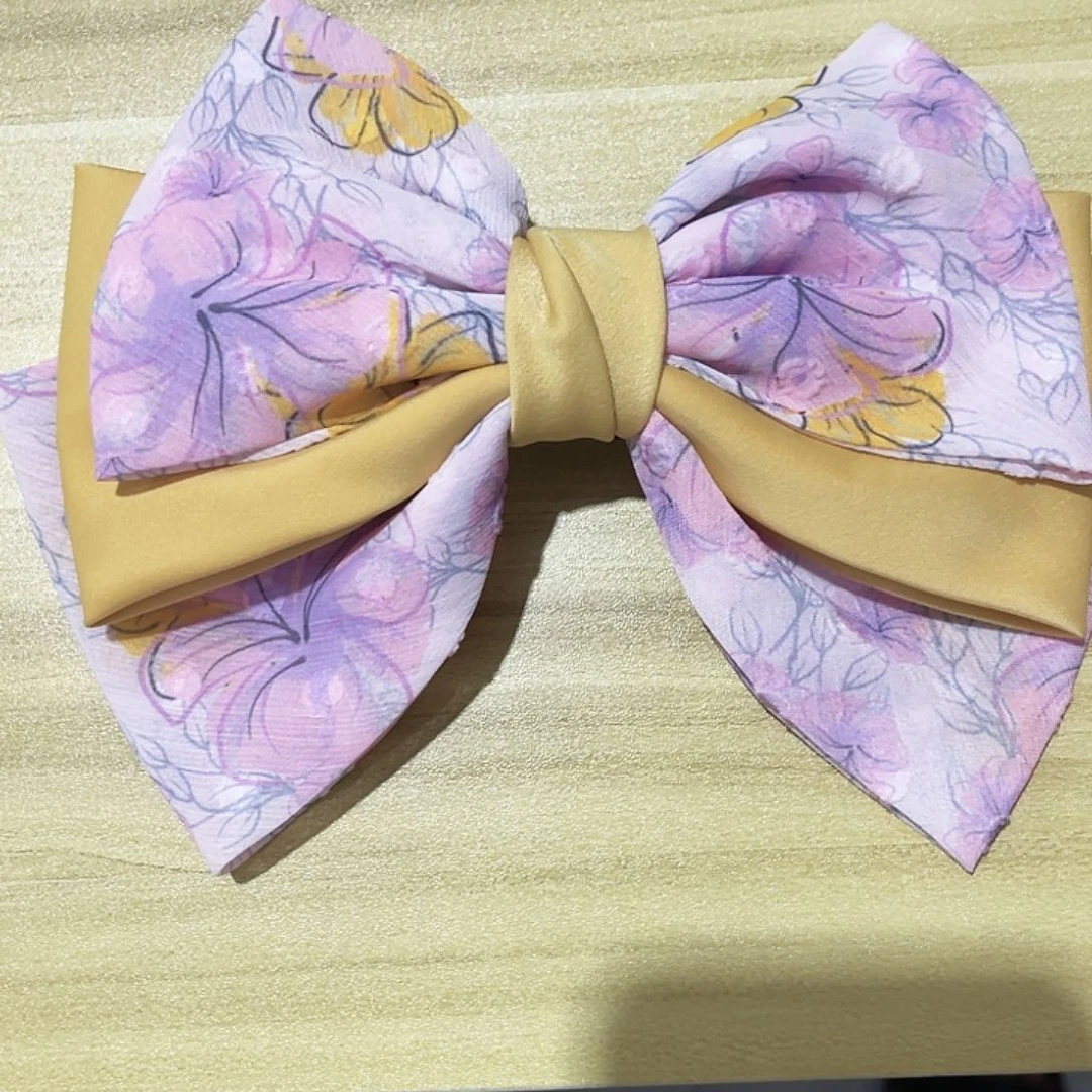 布艺铁合金蝴蝶结发夹