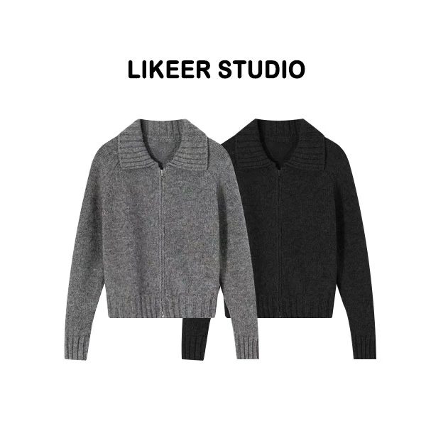 【经典必入】加厚北极绒慵懒风气质毛衣显瘦百搭外套F031