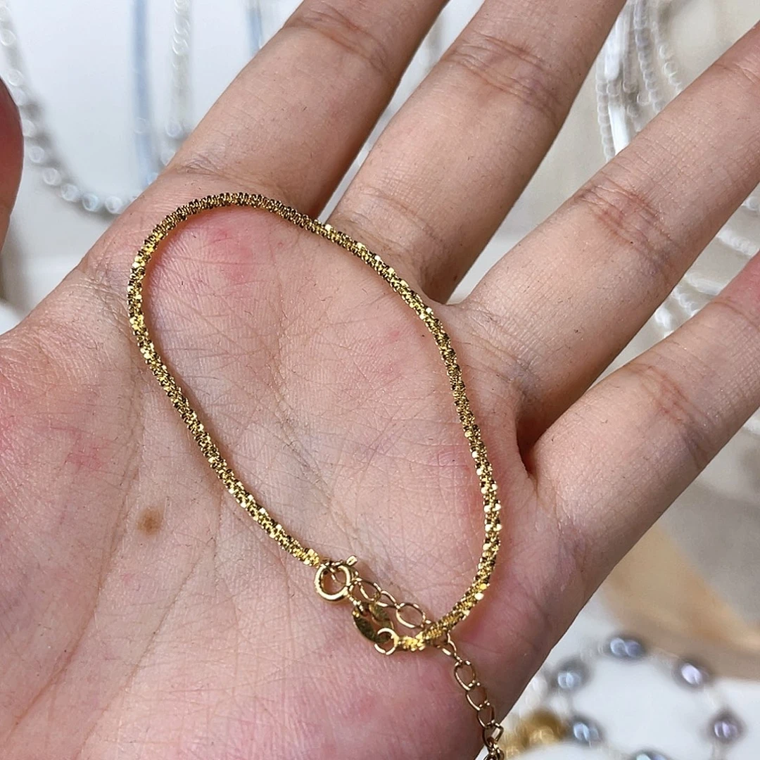 淡水珍珠手绳银S925镶嵌