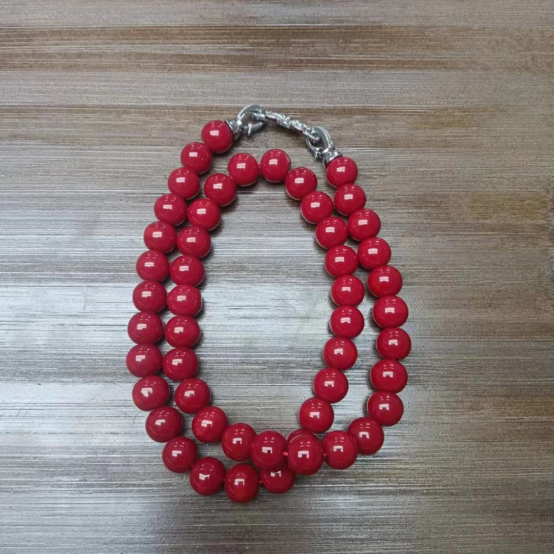 M560号-卡10mm牛红色妈妈链