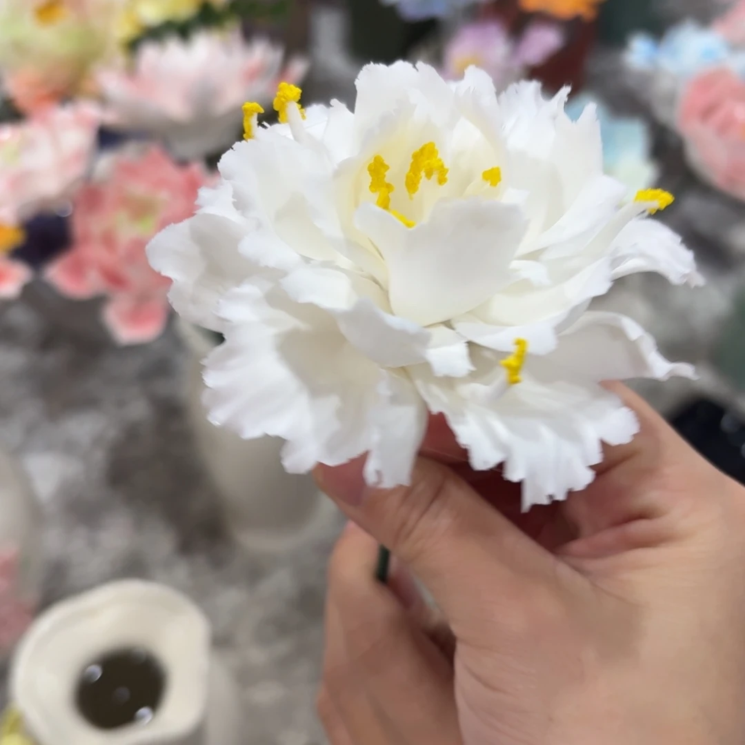 陶瓷花拍满20元发货，随意退款拉黑