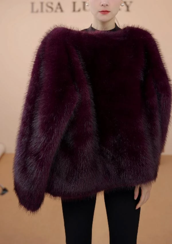 WY-2025轻奢时尚雪兰貂外套