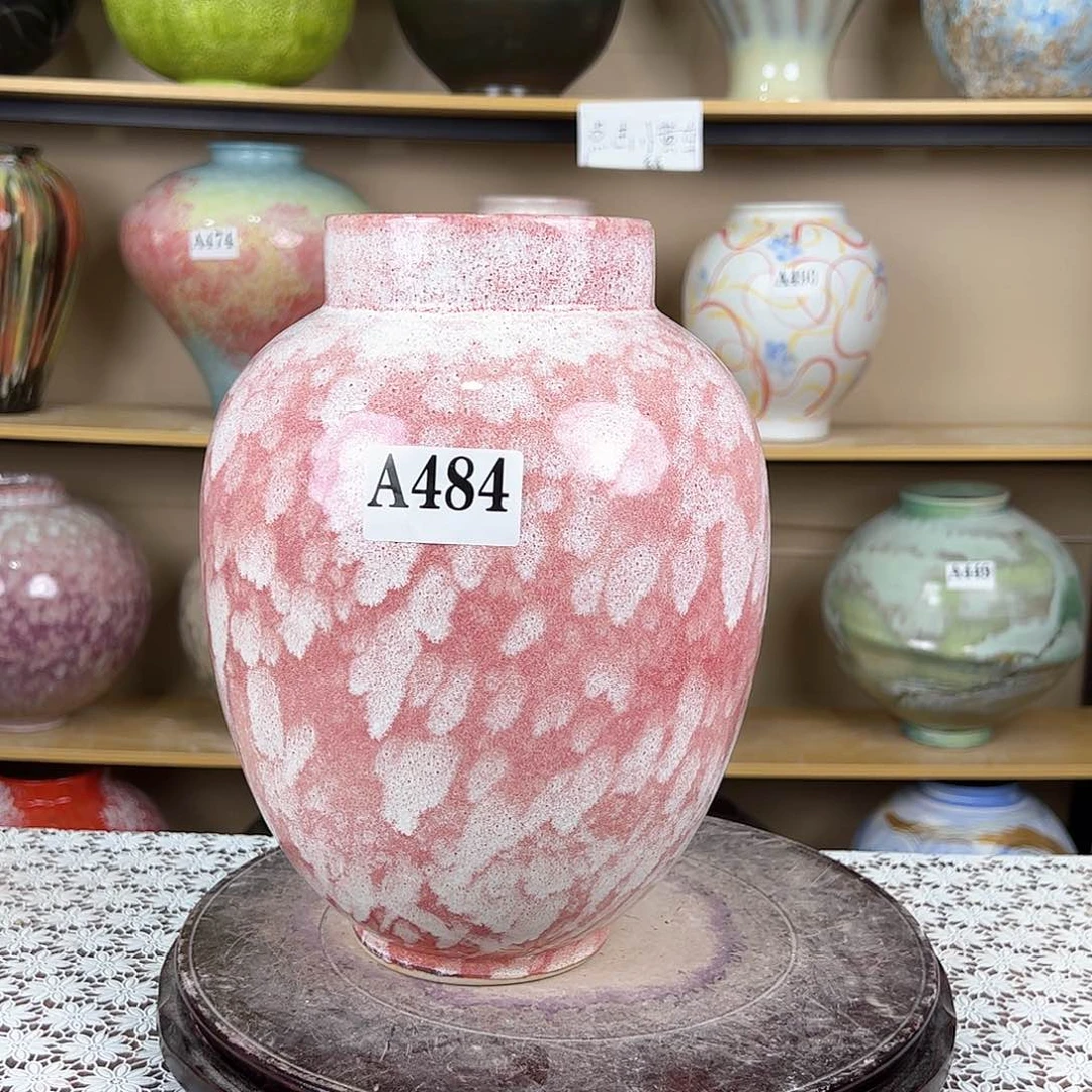 陶瓷484花瓶摆件创意的