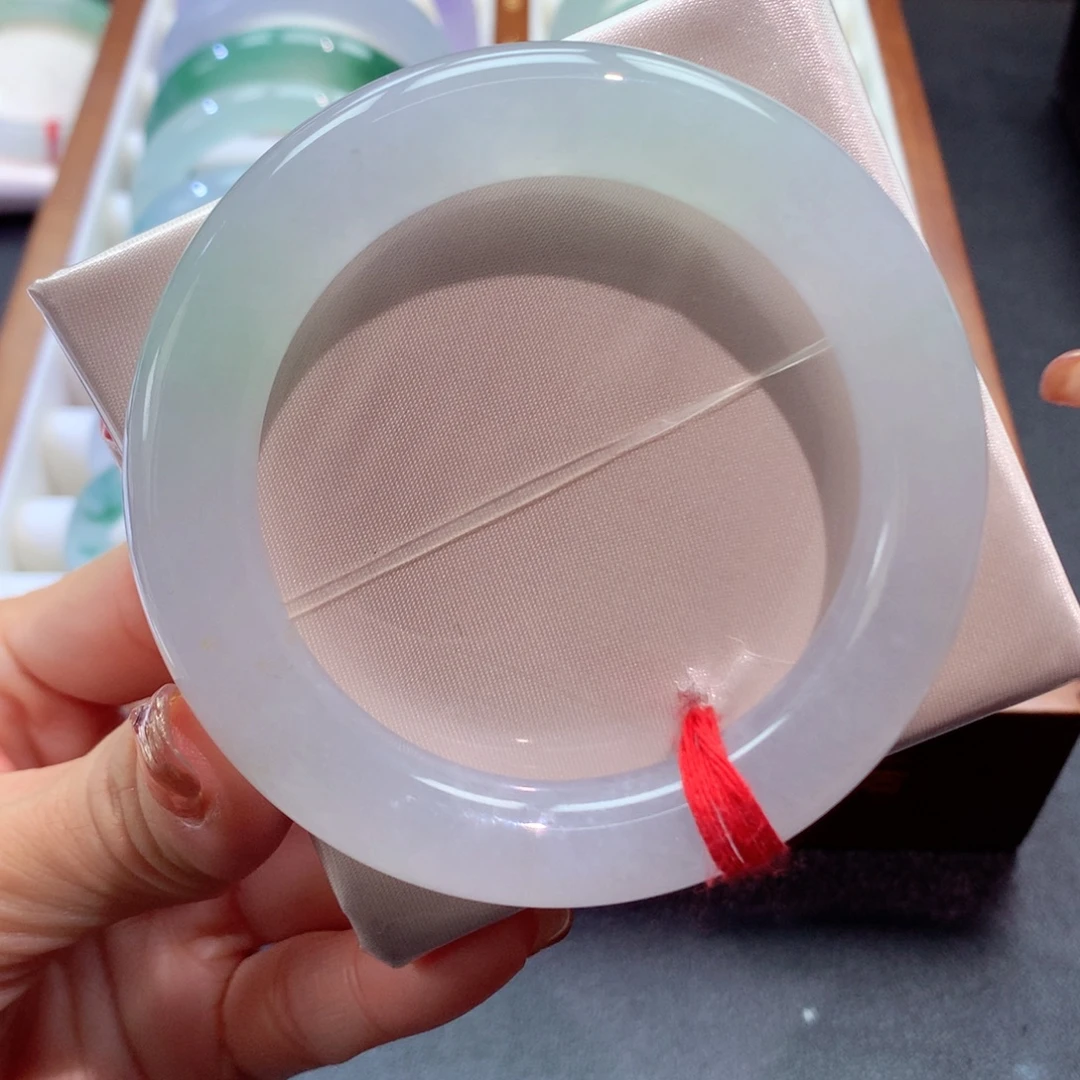 翡翠未镶嵌手镯5号引流款