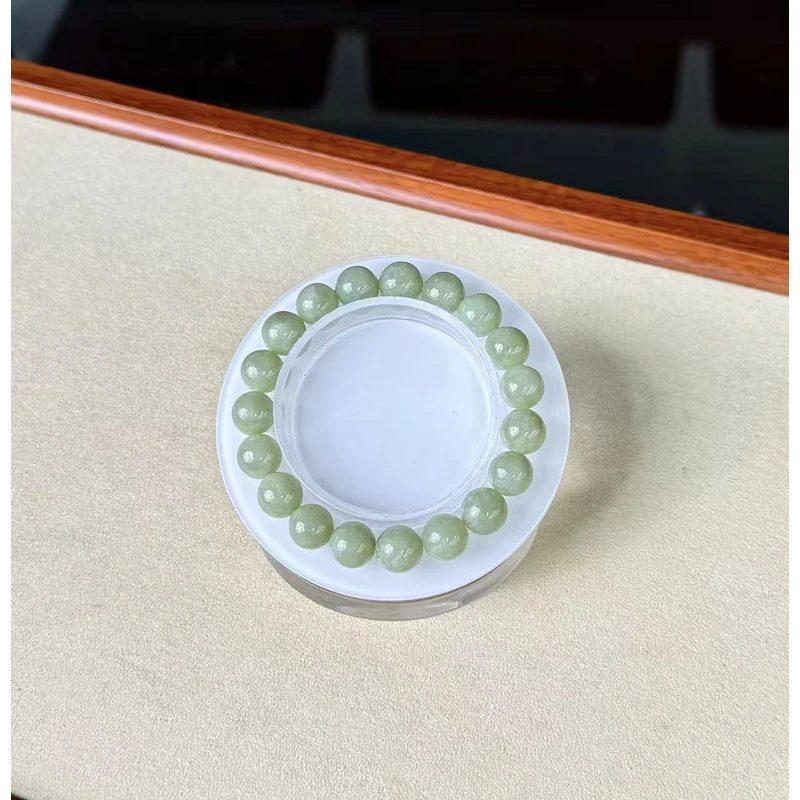 和田玉黄口料手串10mm拍一发二