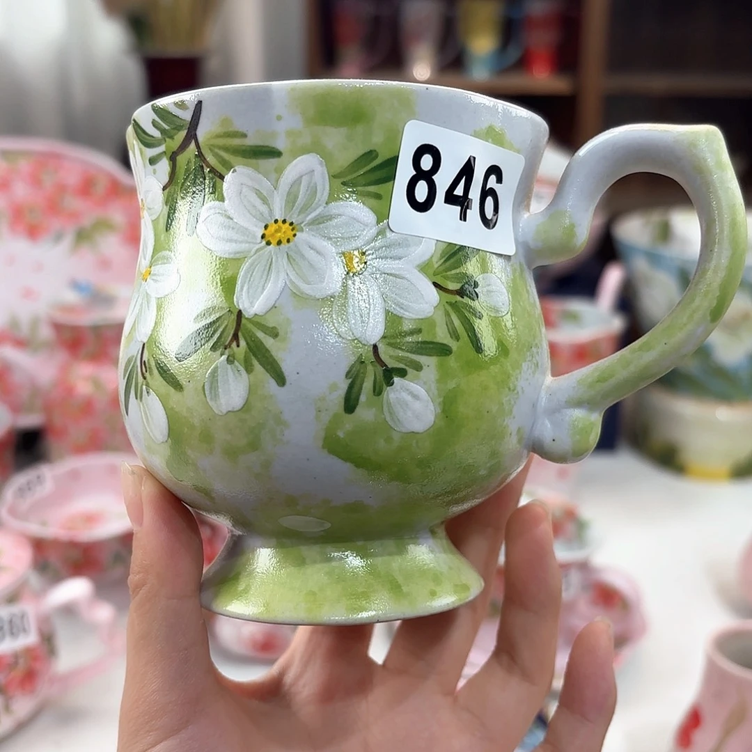 景德镇手绘高温釉下彩陶瓷茶具