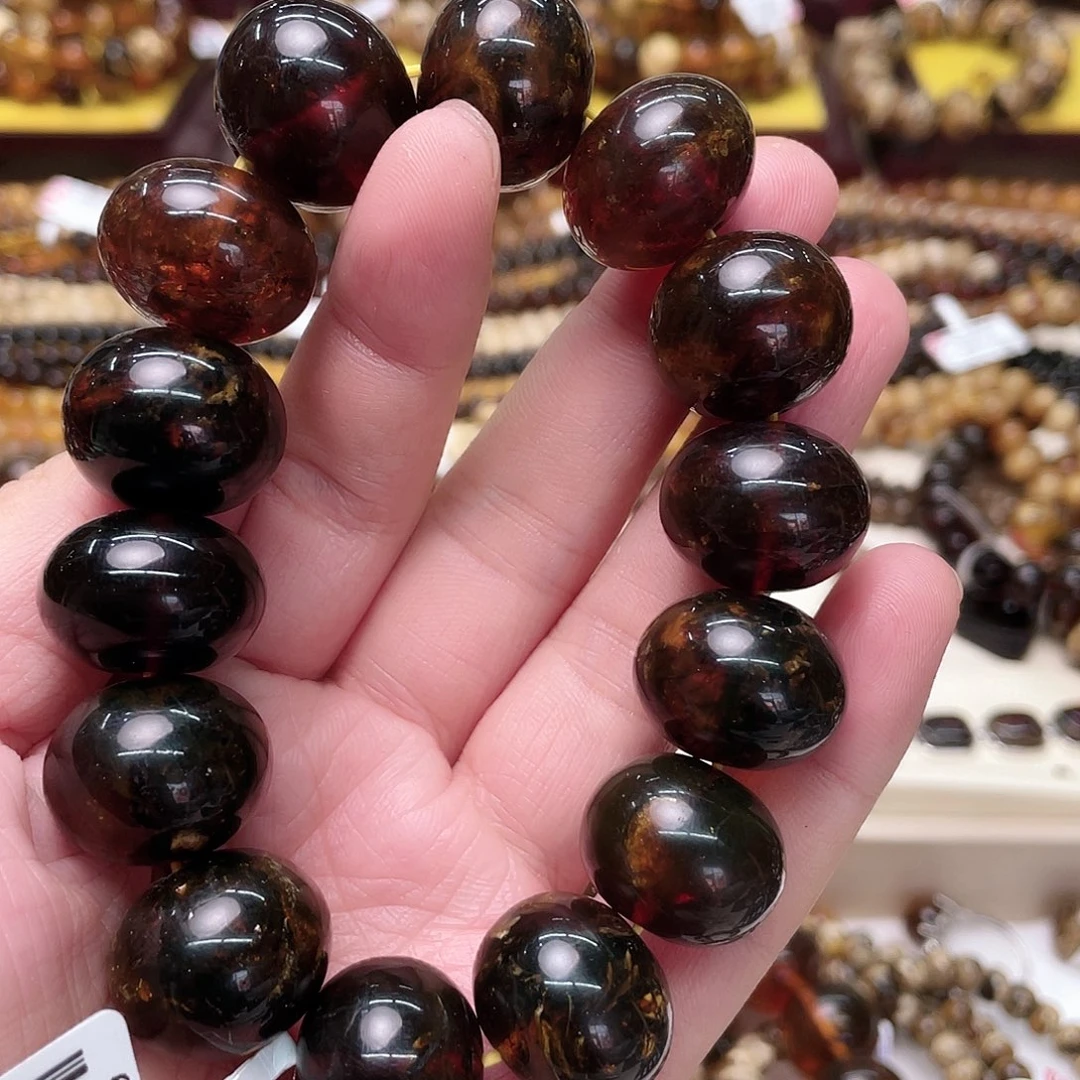 琥珀裸石未镶嵌@****@二十