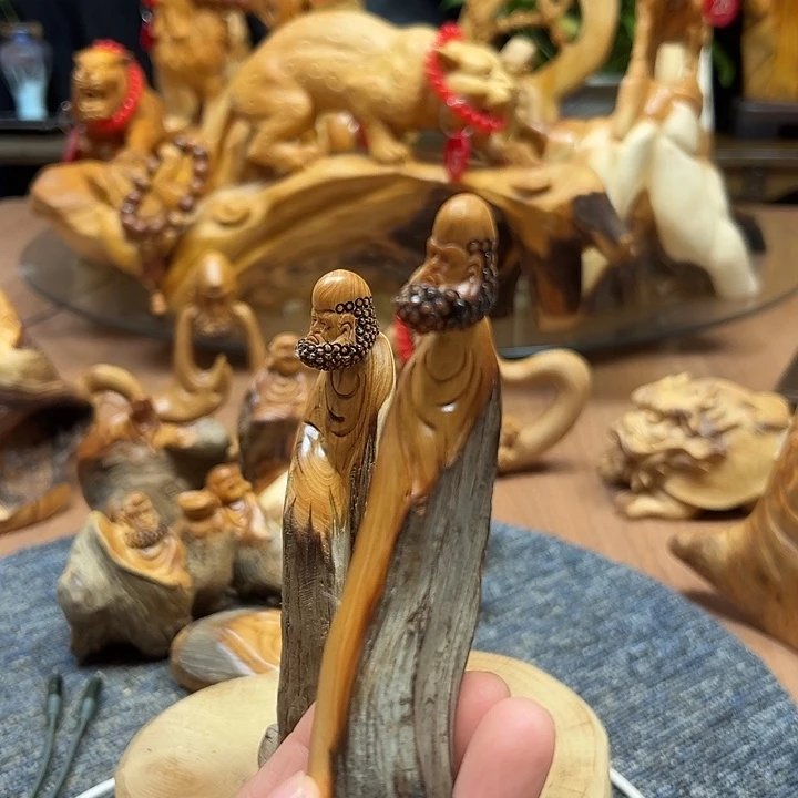闲***步柏木（崖柏）崖柏摆件