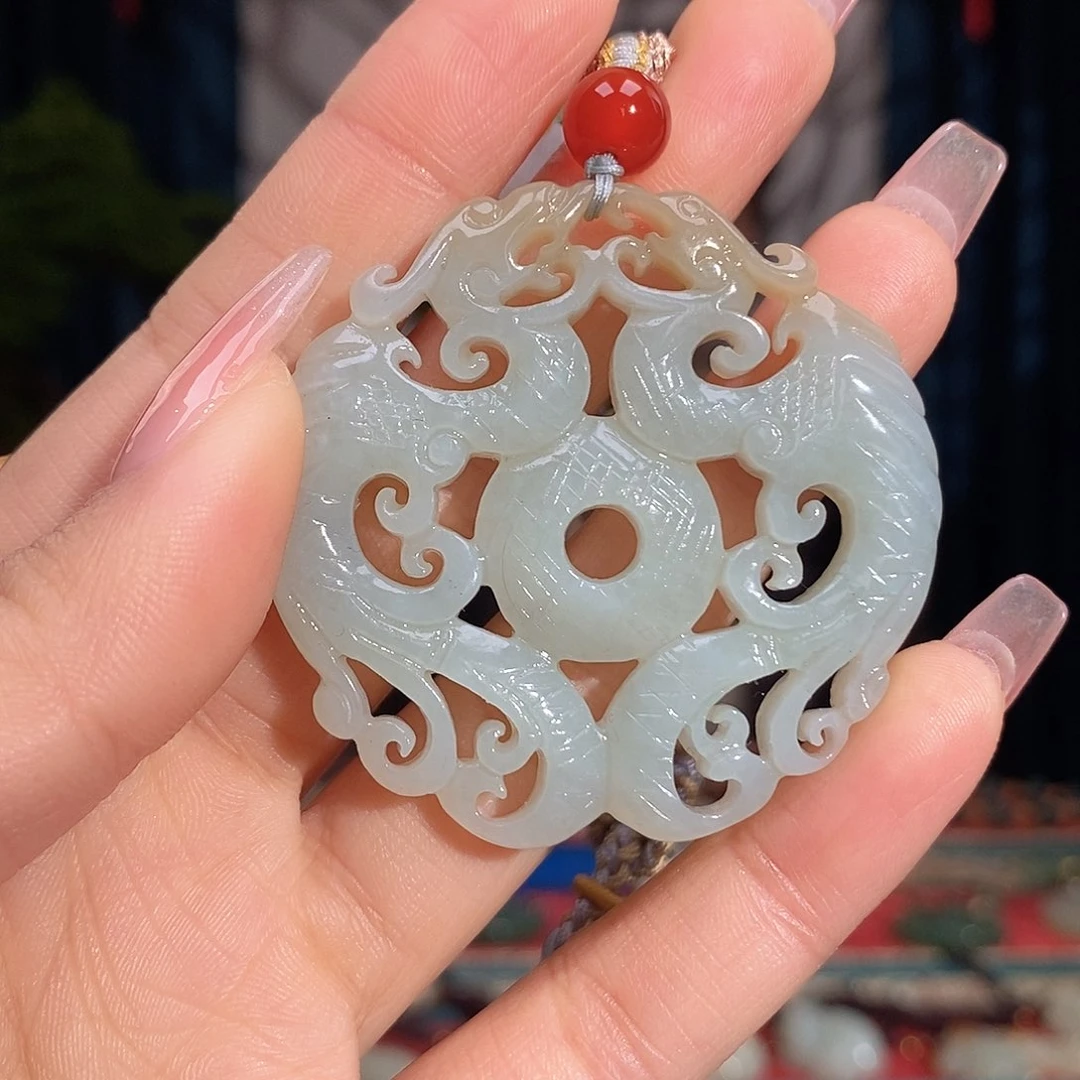 和田玉颈饰未镶嵌