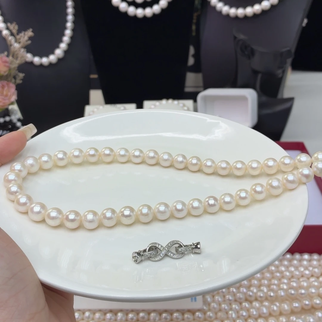 未镶嵌淡水珍珠颈饰天然珍珠9.5-10.5