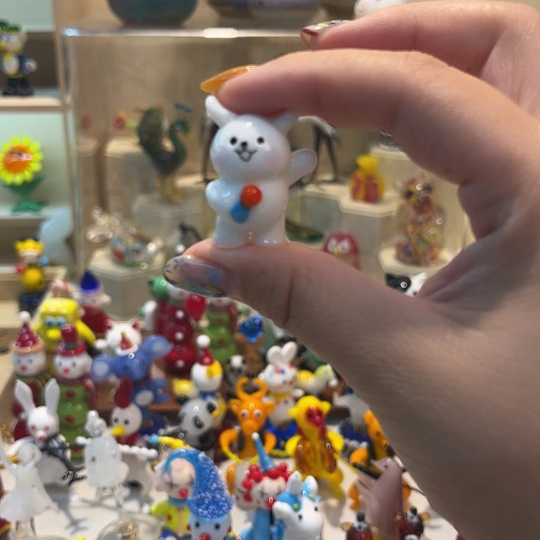 手工艺品琉璃小狗