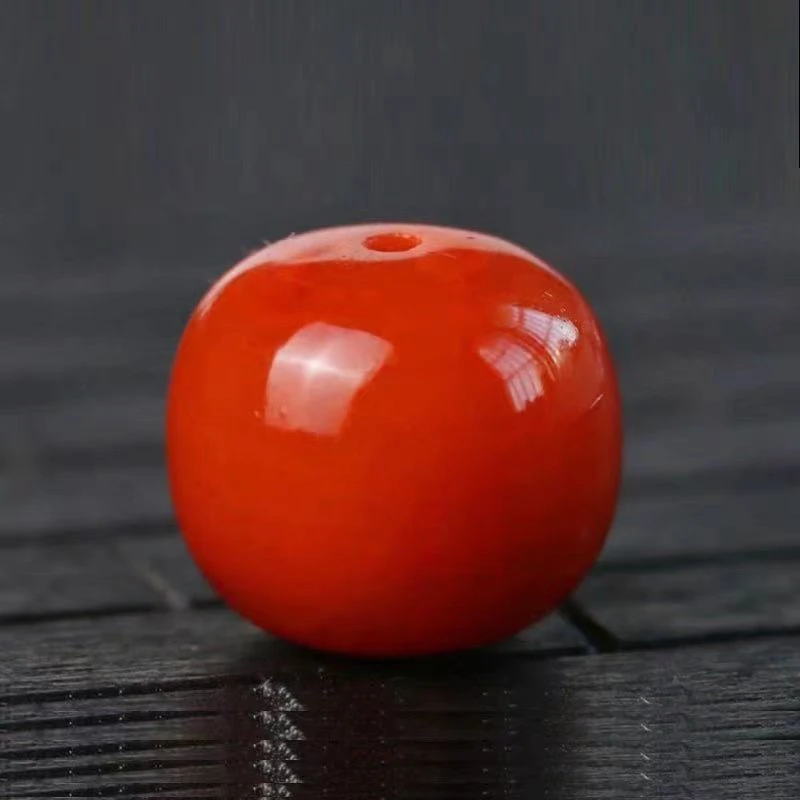 天然珠宝玉石火焰纹老型珠12+mm玛瑙配饰多样性发其一