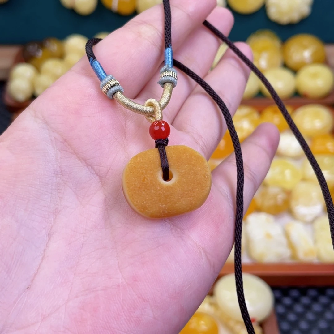 蜜蜡项链未镶嵌蜜蜡