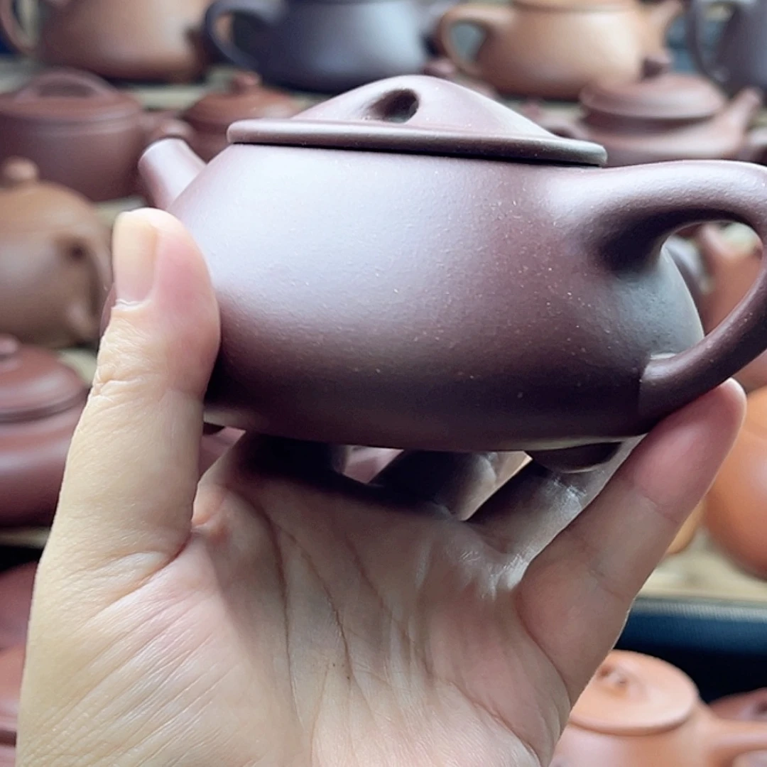 茶壶紫砂宜兴紫砂茶具微瑕景舟石瓢260不退不换