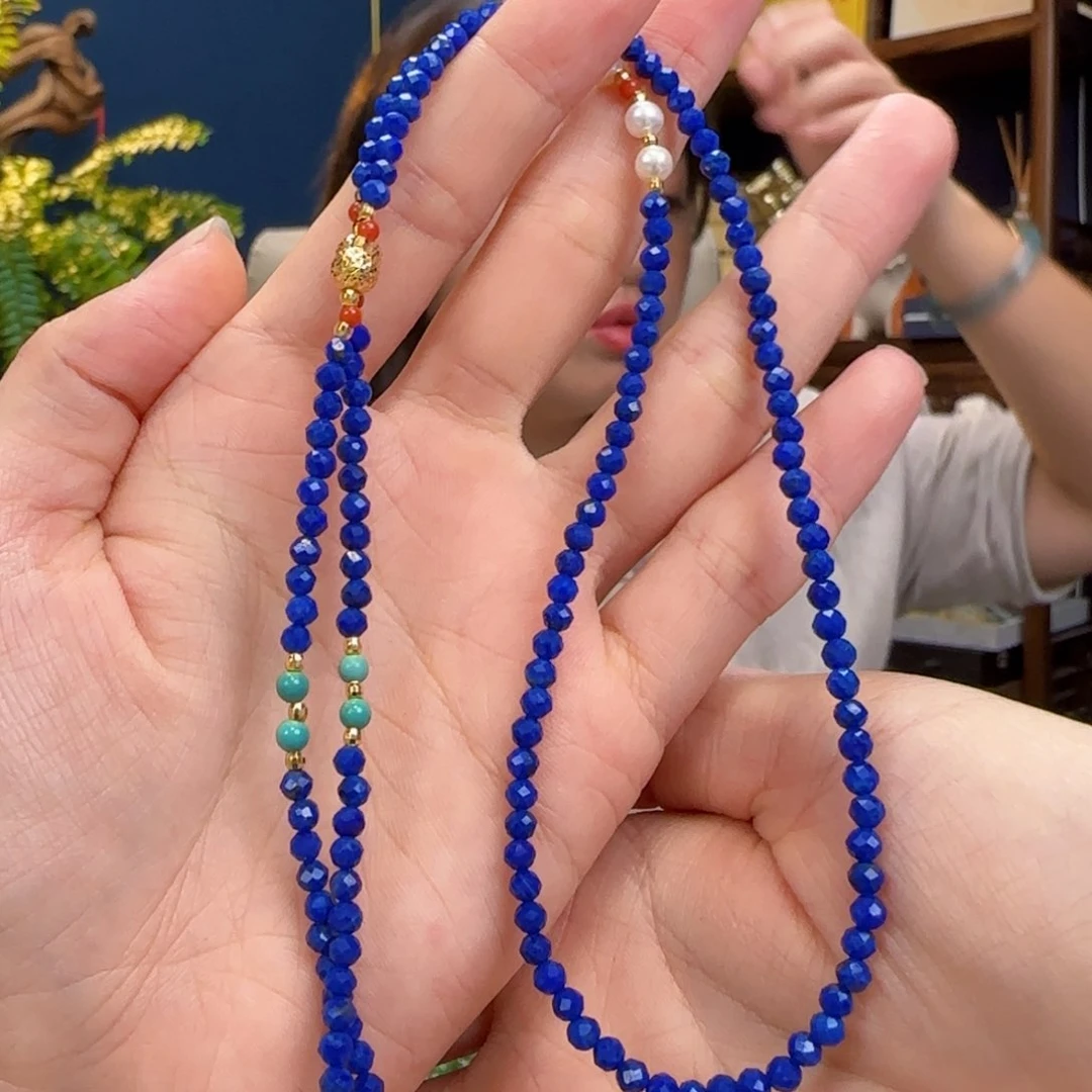 青金石未镶嵌颈饰111111111111111