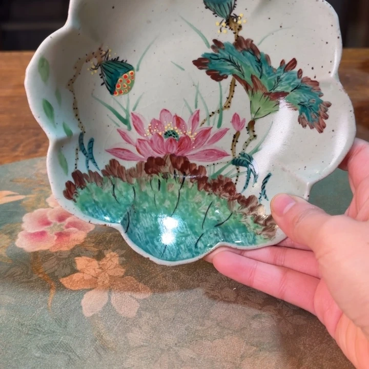 柴烧纯手工手绘陶瓷