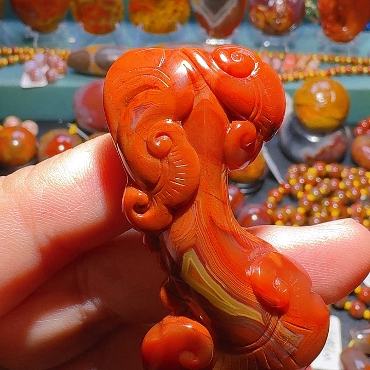 未镶嵌玛瑙/玉髓珠宝半成品