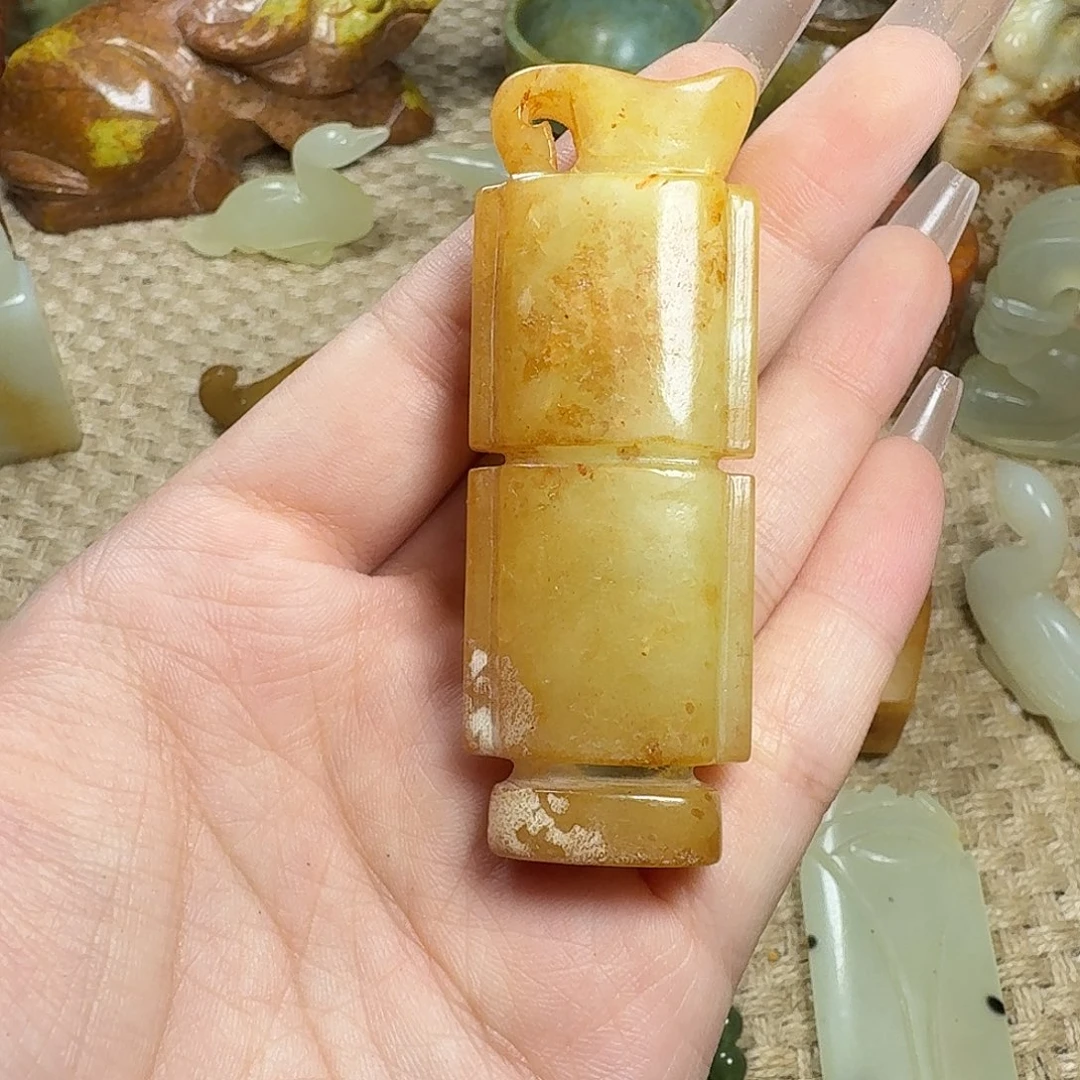 白玉菩提吊坠挂件